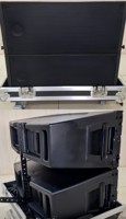 Système de sonorisation Line Array actif 10 pouces, 8 enceintes pleine gamme en néodyme, 2 caissons de basses, Plug & Play, audio professionnel, DSP et amplificateur intégrés
