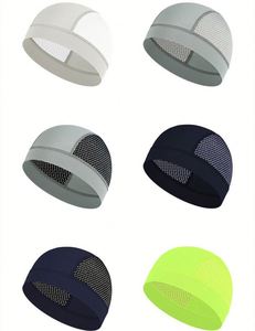 Gorra de malla ligera de secado rápido para correr, se adapta bajo el casco, para hombres y mujeres, gorros refrescantes para ciclismo - Product Image 3