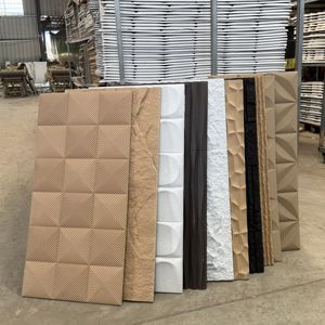Hot Phong Cách 3D Khối Gỗ Polyurethane Sóng Đá Kết Cấu Đá Nhìn Trọng Lượng Nhẹ Cài Đặt Đá PU Tường Đá Bảng Điều Khiển - Product Image 3