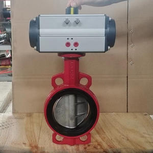 วาล์วผีเสื้อควบคุมด้วยลมแบบเวเฟอร์ DN50 DN100 2 นิ้ว 150LB PN16 - Product Image 3