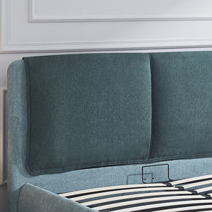 Cama Tapizada Moderna para el Hogar, Muebles de Dormitorio de Lujo, Estructura de Cama Queen/King Size con Tela - Product Image 6