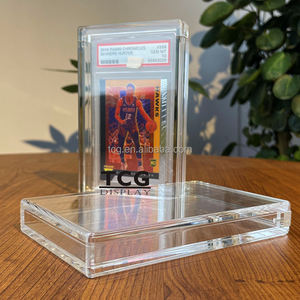 TCG Usine Personnalisé Acrylique Transparent Graded Card Case Display 1980 & 1981 <span class=keywords><strong>Nolan</strong></span> <span class=keywords><strong>Ryan</strong></span> P SA Graded Baseball Cards - Product Image 5
