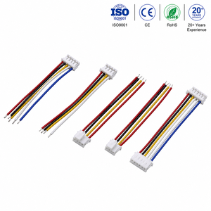 Custom Tinned Copper 2 Pin 8 Pin PTFE/Nylon/PVC Adapter Connector Wire Harness Assembly OEM Electrical Cable Industrial Computer - Product Image 1