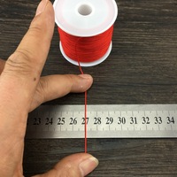 Cordon en nylon pour la fabrication de bijoux 0.8mm bricolage perles chaîne 38 couleur macramé fil Bracelet et corde artisanale