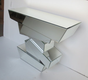 Home Decor Other Wood Furniture Modern Geometric Design <strong>Console</strong> Tables Glam <strong>Mirror</strong> <strong>Consoles</strong> for Halway Entryway - Product Image 3