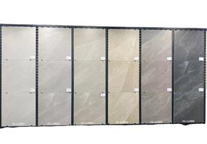 Carreaux de porcelaine <span class=keywords><strong>gris</strong></span> mat effet béton pleine masse pour sols et murs 600x600, style rustique ciment - Product Image 1