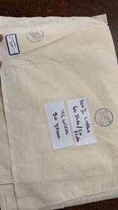 60x60 Slub Cambric Greige Fabric 45" Width Plain Cotton for Garments - Product Image 6