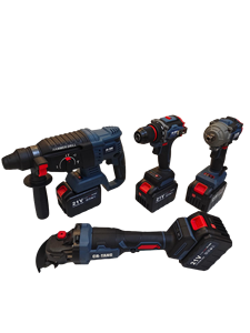 Ensemble de perceuses multifonctions au lithium-ion 21V utilisant un mandrin à trois mors de haute qualité, capacité de serrage de 13 mm, en stock - Product Image 4