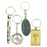Porte-clés décapsuleur tendance léger, étanche, à arrêt automatique, en alliage de zinc émaillé or, squelette 3D, sur mesure OEM