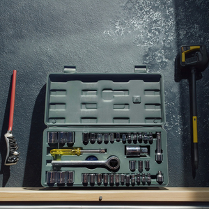 <span class=keywords><strong>40</strong></span> mảnh ô tô xe máy kết hợp công cụ tay áo thiết lập hộp công cụ cờ lê tay áo kết hợp bộ công cụ xây dựng - Product Image 1