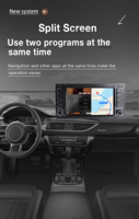 Radio de Coche 2 Din Android 14 para VW/Touareg/Transporter T5 2004-2010, Sistema Multimedia Estéreo con GPS, Navegación, Amplificador, Unidad Principal para el Tablero