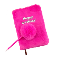 Journal Magique Secret en Peluche Ligné, 160 Pages pour Écrire, Carnet de Notes pour Filles, Enfants et Adultes