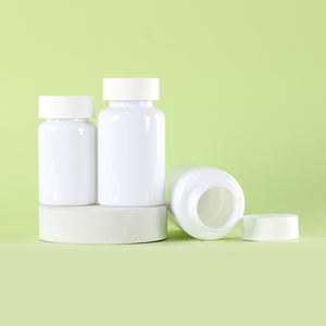 Venta al por mayor de frascos de embalaje blancos opacos de 500ml, 750ml, 1000ml con boca ancha para cápsulas y medicamentos, acabado de cuello 53-400. - Product Image 3