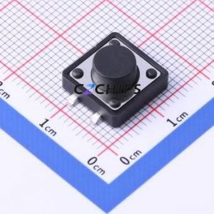 TSF002B06526A02 Tactile Switch SMD Switch Round Button 2.6N Vertical Mount 12mm - Product Image 1