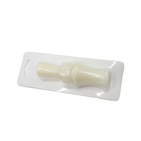 Sifflet d'appel au canard en ABS blanc pour la chasse en extérieur, leurre sonore pour la chasse aux oiseaux aquatiques, équipement de repérage
