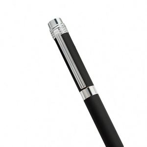 High Quality Black Metal Twist Ballpoint <b>Pen</b> with Custom Logo Promotional Gift Printed for Business Office and Signature Writing - Product Image 6