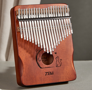 Zani Thumb Harp 21 โทนการ์ด Kalimba ธนูหัวแม่มือไม้มะฮอกกานีกระดานเดี่ยวเครื่องดนตรีฮาร์ปนิ้วมือขายส่ง - Product Image 5
