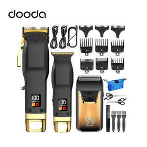 DOODA Prezzo di Fabbrica Kit Macchina Tagliacapelli Cordless Professionale Barbiere a Casa <span class=keywords><strong>Rasoio</strong></span> Elettrico 3 in 1 Set Tagliacapelli <span class=keywords><strong>Regolabarba</strong></span> - Product Image 1