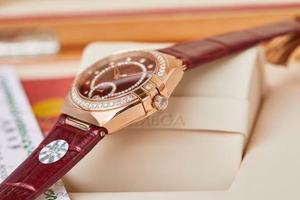 Montres mécaniques élégantes vintage pour femmes, tendance et très vendues, avec diamants rouges - Product Image 2