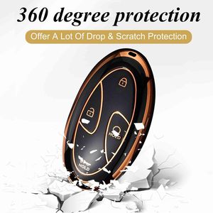 Compatible avec la <span class=keywords><strong>coque</strong></span> de <span class=keywords><strong>clé</strong></span> <span class=keywords><strong>Hyundai</strong></span>, convient pour Sonata Santa Fe Tucson KONA Grandeur Ioniq, étui de <span class=keywords><strong>clé</strong></span> souple avec porte-clés en cuir - Product Image 5