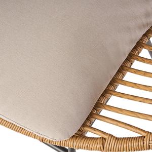 Garden Balcony Courtyard Furniture Outdoor Metal PE <b>Rattan</b> <b>Sofa</b> and Chair Set Three-Piece Combination - Product Image 2