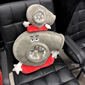 2024 Pillow Plush Toy charger JDM <b>Cushion</b> Gift Decor Headrest Backrest <b>Seat</b> Cover Hellaflush Neck Rest - Product Image 4