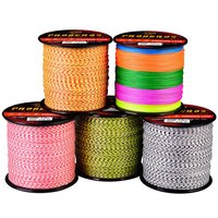 LureStorm PE 8X 300m 0.4 # -40 #   Ligne de pêche tressée à 8 brins, multicolores, ligne tressée solide à 8 brins pour la pêche en eau douce et la pêche en mer