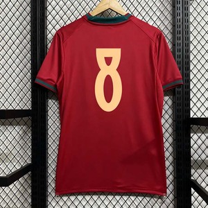 2026 Unisex Custom Anti-Wrinkle Breathable Eco-Friendly Quick Dry V-neck Soccer Jersey New Design Fashion Soccer Shirt Wholesale - Product Image 4