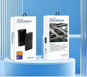 <span class=keywords><strong>10000mAh</strong></span> Mini ngân hàng điện cầm tay trạm 22.5 Wát sạc nhanh 4 Cáp Micro USB giao diện đầu vào Li-polymer pin - Product Image 6