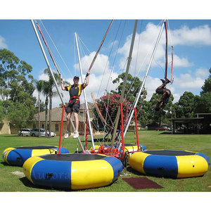Phổ biến Trampoline <span class=keywords><strong>Bungee</strong></span> nhảy Inflatable trò chơi thể thao Inflatable <span class=keywords><strong>Bungee</strong></span> Trampoline - Product Image 1
