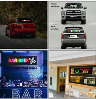 Fabricant-Source LED Flexible Écran de voiture Transmission sans fil Fenêtre arrière Affichage Texte Fonction IP65 Rating for Outdoor SDK