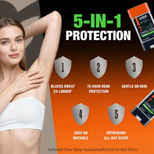 Desodorante en Gel Antitranspirante de Marca Privada con Control de Olor de 72 Horas, Bloquea el Sudor, Frescura Todo el Día, Acabado Natural para la Piel, Unisex, Ingredientes Naturales - Product Image 4