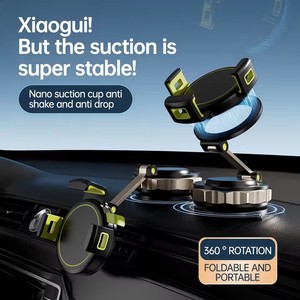 Support magnétique à absorption par le vide pour voiture, support de téléphone à ventouse 360° °   Support magnétique de téléphone réglable pour ventouse - Product Image 6
