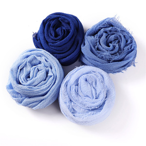 CCY Hijab en voile musulman Niqab Foulard en coton froissé de qualité supérieure Foulards instantanés Foulards Musulman - Product Image 5
