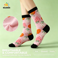 Chaussettes en coton personnalisées pour hommes et femmes avec faible MOQ, 360 °   Chaussettes de sport chaudes à motif imprimé numérique par sublimation 3D sur toute la surface