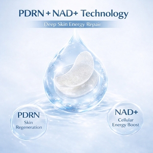 Masque <span class=keywords><strong>pour</strong></span> <span class=keywords><strong>les</strong></span> yeux en hydrogel à la marque privée PDRN NAD+ Peptides, patchs sous <span class=keywords><strong>les</strong></span> yeux <span class=keywords><strong>pour</strong></span> <span class=keywords><strong>les</strong></span> <span class=keywords><strong>cernes</strong></span>, <span class=keywords><strong>les</strong></span> poches et <span class=keywords><strong>les</strong></span> ridules - Product Image 3