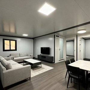 Casa Contenedor Expandible de Diseño Moderno de 40 pies, Villa de Vacaciones de Lujo, 3 Dormitorios, <span class=keywords><strong>Casas</strong></span> Prefabricadas Modulares, <span class=keywords><strong>Casas</strong></span> Pequeñas - Product Image 6