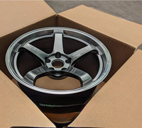 Jantes forgées Gunmetal Polish Lip Deep Dish 18 19 20 21 22 pouces 5x114.3 5x120 5x112 pour Charger, IS, Tesla, BMW, Porsche, Toyota