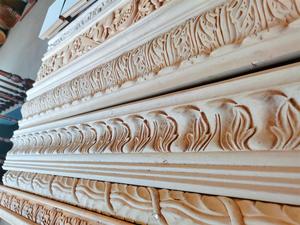 Moulures en <span class=keywords><strong>bois</strong></span> <span class=keywords><strong>pour</strong></span> meubles, moulures en <span class=keywords><strong>bois</strong></span> sculptées décoratives, décoration intérieure, bande de moulures - Product Image 5
