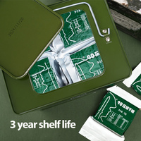Barres énergétiques de survie en gros, nourriture d'urgence, biscuits compressés, biscuits énergétiques, 90