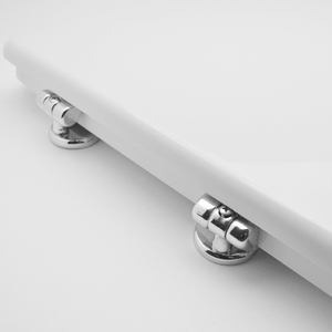 Tapa de inodoro moderna en forma de V de PP para Eos Vaso Punto Elongated Square con bidés electrónicos y función de cierre suave para baño - Product Image 3
