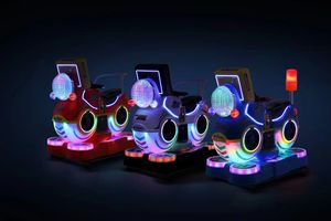 Máquina recreativa de fibra de vidrio que funciona con monedas - Product Image 3