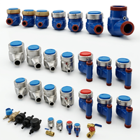 Smart Water Meter Mechanical Rotary Pointer Counter Water Meter Flow Measuring Tools with Copper Fittings Gadget