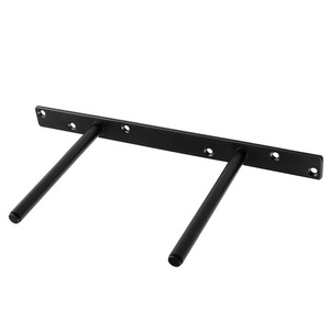 Jinnate Solid Double T Invisible <b>Shelf</b> Support Iron Black Powder Coated <b>For</b> Partition Modern Simple Style - Product Image 5