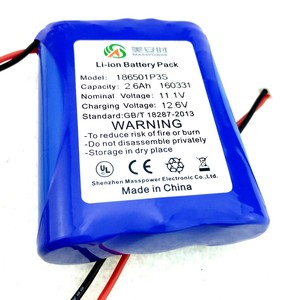 <span class=keywords><strong>2600mAh</strong></span> 3s1p 18650 có thể sạc lại hình trụ Li-ion pin dung lượng cao thế hệ thứ 3 pin <span class=keywords><strong>Lithium</strong></span> Ion - Product Image 6