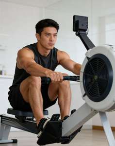 <span class=keywords><strong>Rameur</strong></span> Commercial Air/Water pour Fitness à Domicile, Machine d'Entraînement Intérieure à Câble/Chaîne, Équipement de Musculation en Fer pour Salle de Sport - Product Image 6