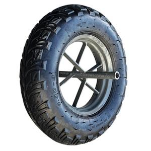 Pneu en caoutchouc <span class=keywords><strong>roue</strong></span> pneumatique 3.50-8 4.00-8 pour <span class=keywords><strong>haemmerlin</strong></span> france modèle brouette <span class=keywords><strong>roue</strong></span> brouette pneu Air pneu gris papillon motif pneu - Product Image 1