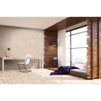 Revestimiento de Pared Autoadhesivo Impermeable Contemporáneo SPC, 800x400mm, Mármol Beige, para Baño y Cocina, 5.5mm de Grosor, Sin Trabajo de Instalación