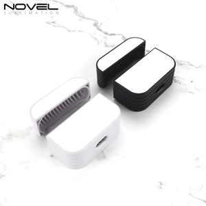 Estuche protector para auriculares para <span class=keywords><strong>Airpods1</strong></span>/ <span class=keywords><strong>2</strong></span> /3/ pro DIY Anti-caída 2D PC Estuche para auriculares con sublimación en blanco con placas de aluminio impresas - Product Image 1
