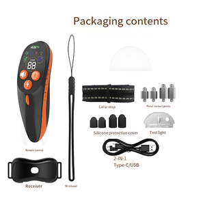 शॉक कॉलर 2 कुत्तों के लिए 1000 मीटर वाटरप्रूफ प्रशिक्षण कॉलर छोटे कुत्तों के लिए बड़े मध्यम छोटे छोटे - Product Image 3